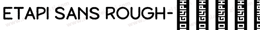 Etapi Sans Rough字体转换